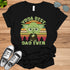 Retro Vintage Yoda Best Dad Ever T-Shirt.