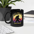 Just a Girl Who Loves Sasquatch - Bigfoot Girl Black Glossy Mug.