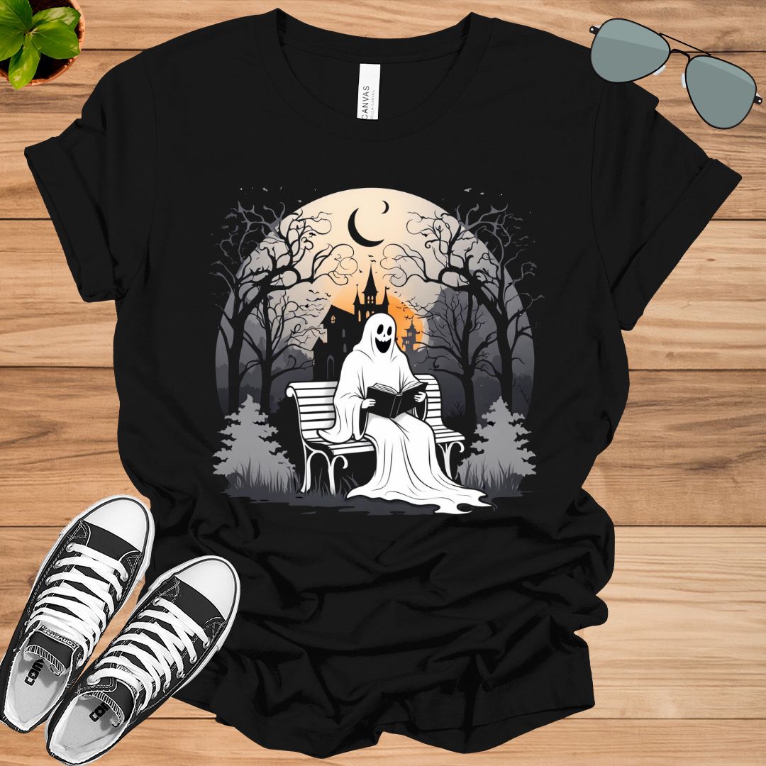 Comfort Colors Halloween Ghost Read In Peace Unisex t-shirt - tee1spread