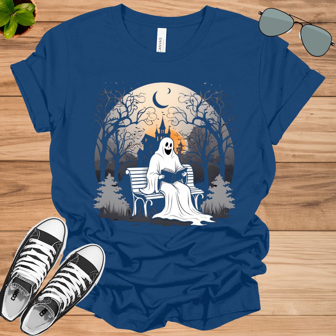 Comfort Colors Halloween Ghost Read In Peace Unisex t-shirt - tee1spread