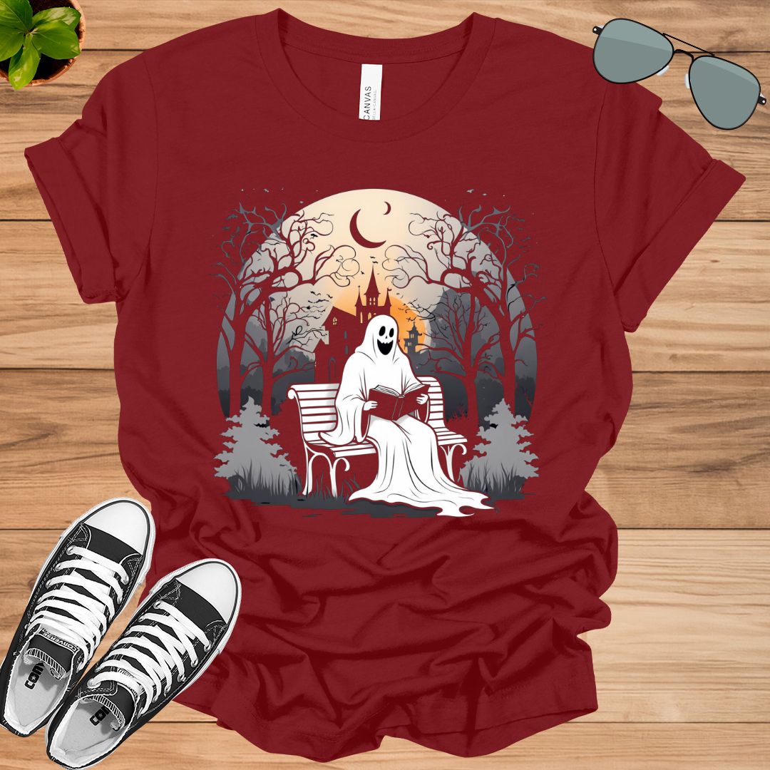 Comfort Colors Halloween Ghost Read In Peace Unisex t-shirt - tee1spread