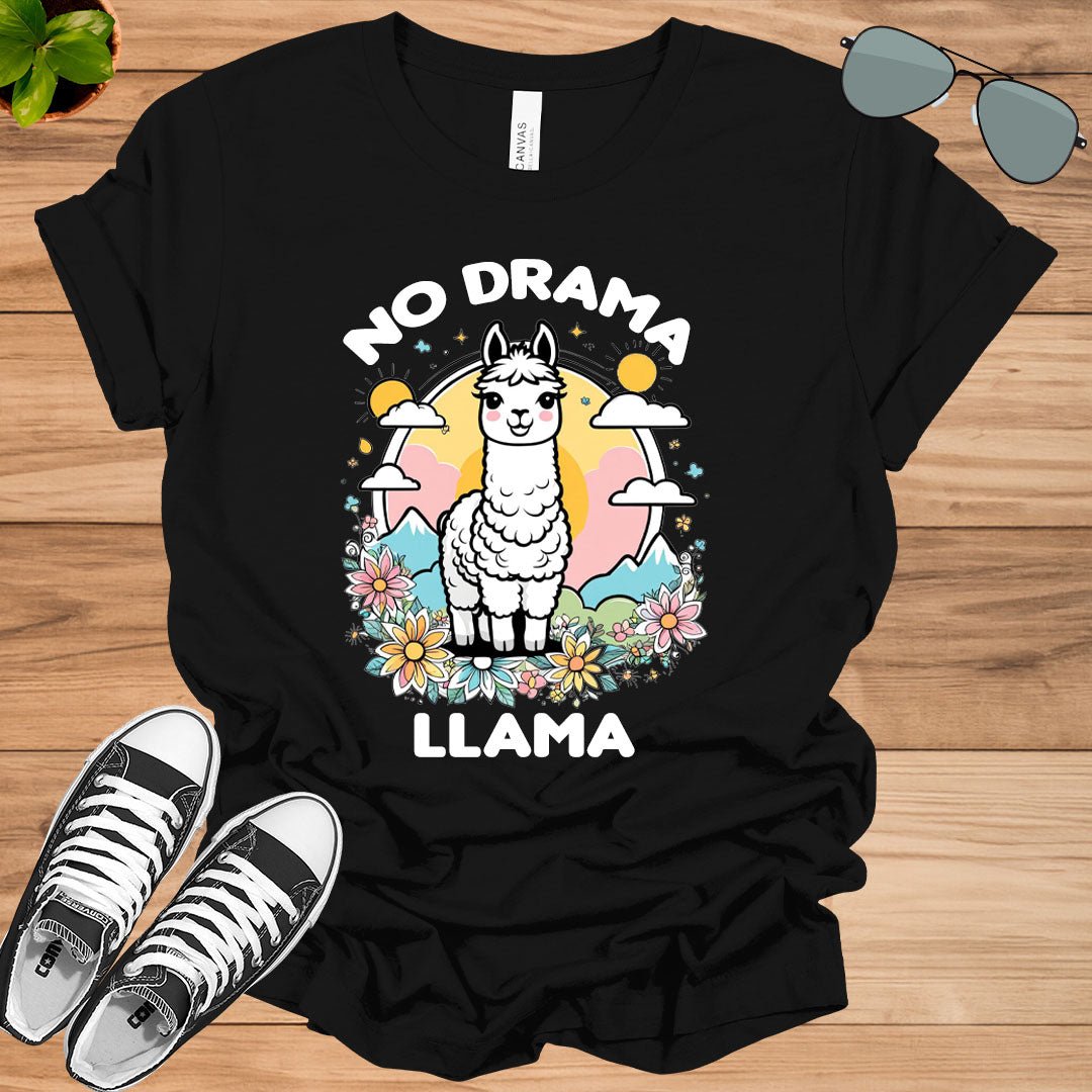 No Drama Llama Alpaca Lover Unisex t-shirt - tee1spread