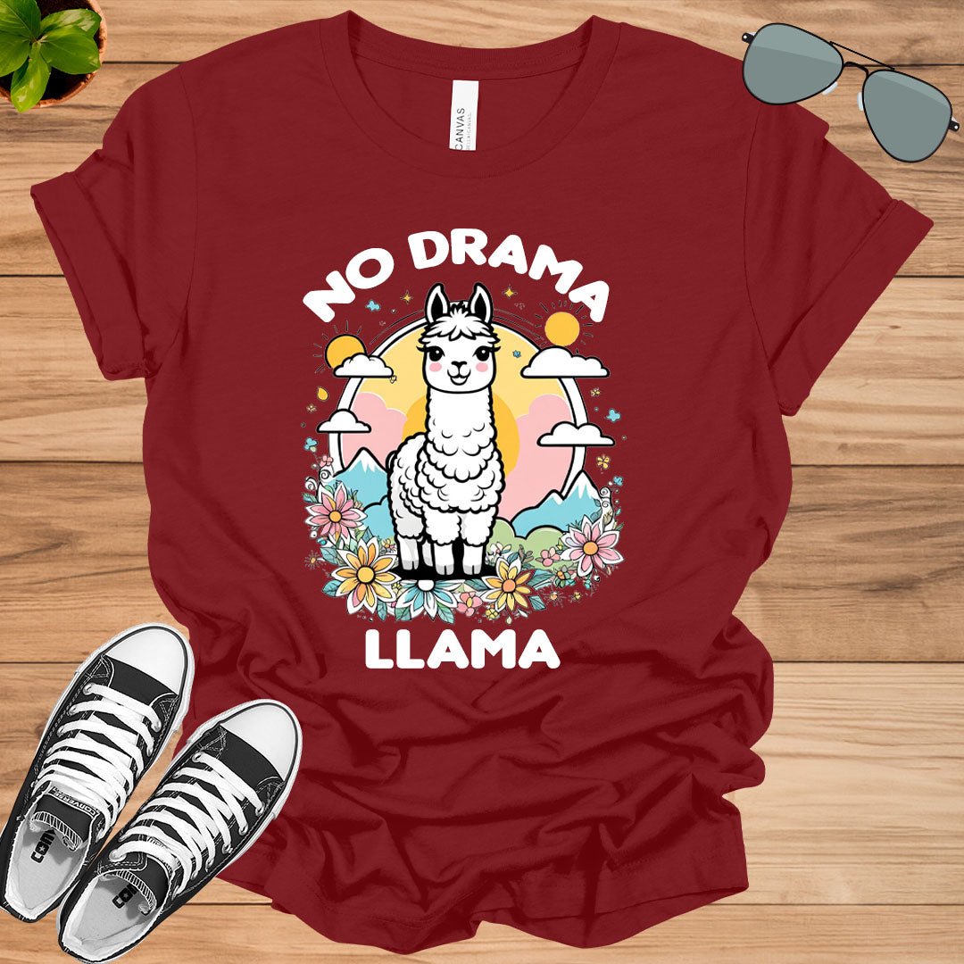 No Drama Llama Alpaca Lover Unisex t-shirt - tee1spread