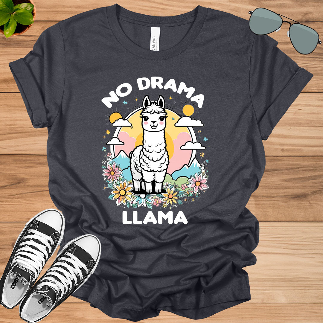 No Drama Llama Alpaca Lover Unisex t-shirt - tee1spread