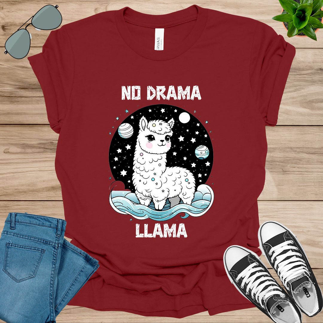 No Drama Llama Alpaca Lover Unisex t-shirt - tee1spread