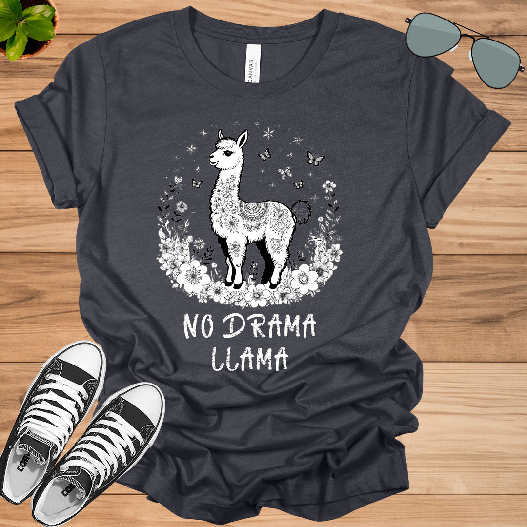 No Drama Llama Alpaca Lover Unisex t-shirt - tee1spread