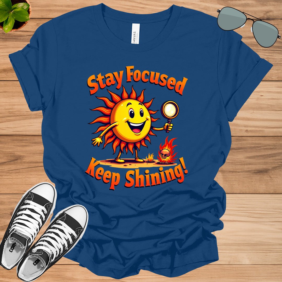 Stay Focused Ringer Unisex t-shirt - tee1spread