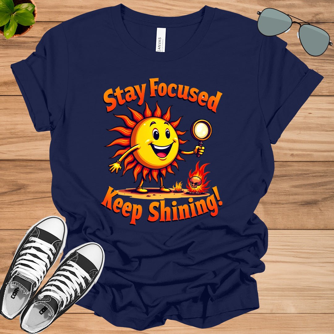 Stay Focused Ringer Unisex t-shirt - tee1spread