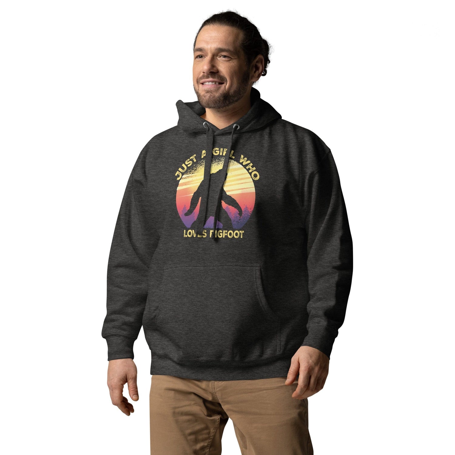 Just a Girl Who Loves Sasquatch - Bigfoot Girl Unisex Hoodie.